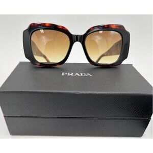 NWT-Prada SPR 16Y Black/Havanna Butterfly Sunglasses